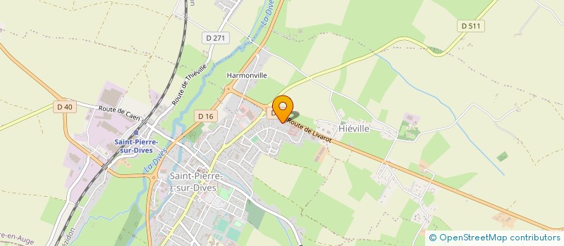 localisation de l'entreprise MONSIEUR JACKY MARIE  SAINT-PIERRE-EN-AUGE