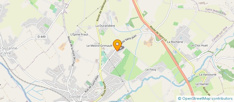 localisation de l'entreprise MONSIEUR JACKY MARIE à CONDE-SUR-VIRE