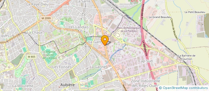 localisation de l'entreprise MONSIEUR JACKY MARIEN  CLERMONT-FERRAND