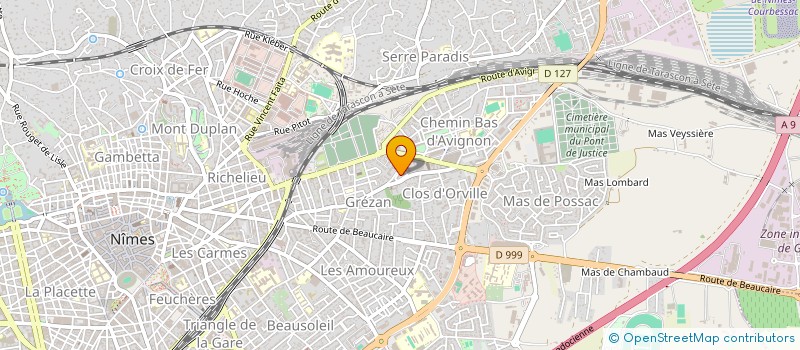 localisation de l'entreprise MONSIEUR JACKY MASCETTI  NIMES