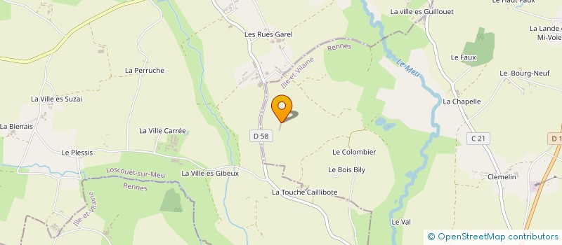 localisation de l'entreprise MONSIEUR JACKY MAUNY à GAEL