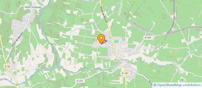 localisation de l'entreprise MONSIEUR JACKY MAZOYER  BOUCHET