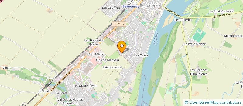 localisation de l'entreprise MONSIEUR JACKY MENAND à BEAUGENCY