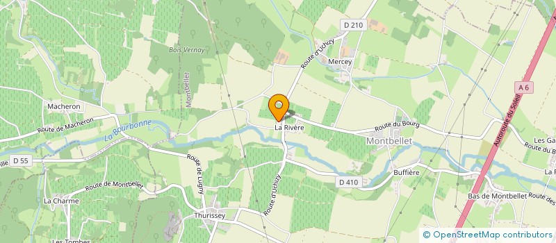 localisation de l'entreprise MONSIEUR JACKY MENISSIER  MONTBELLET