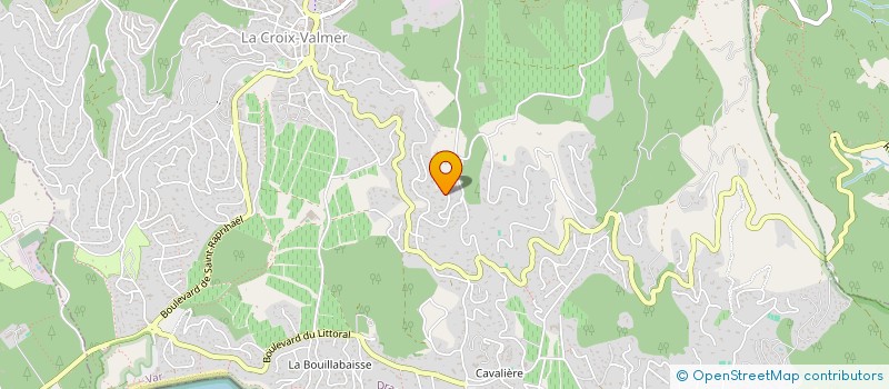 localisation de l'entreprise MONSIEUR JACKY MERIEUX à LA CROIX-VALMER