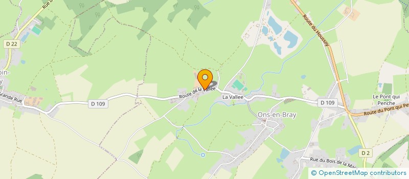 localisation de l'entreprise MONSIEUR JACKY MERIGEAU  ONS-EN-BRAY