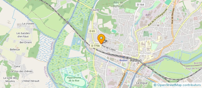 localisation de l'entreprise MONSIEUR JACKY MESLIN  REDON