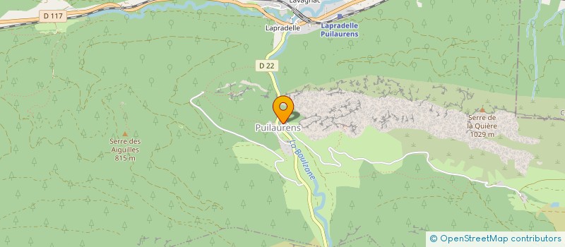 localisation de l'entreprise MONSIEUR JACKY MEUNIER  PUILAURENS