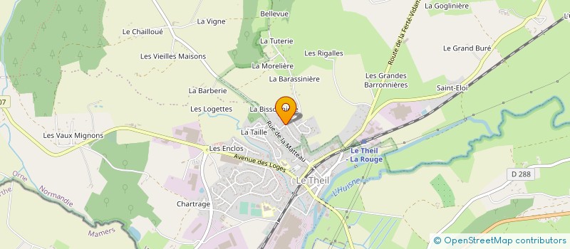 localisation de l'entreprise MONSIEUR JACKY MEUSNIER à VAL-AU-PERCHE