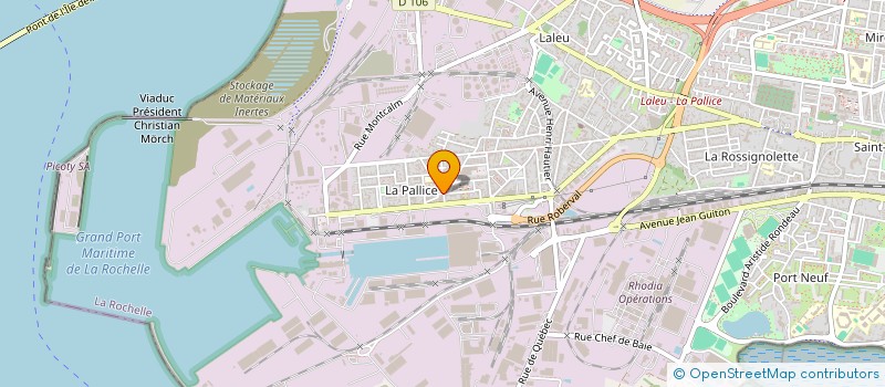 localisation de l'entreprise MONSIEUR JACKY MICHEL  LA ROCHELLE