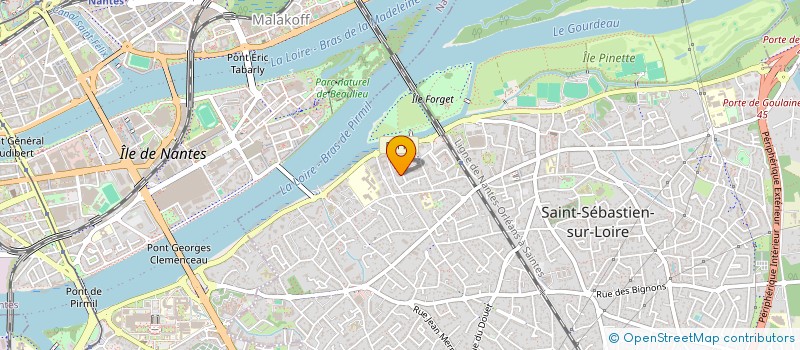 localisation de l'entreprise MONSIEUR JACKY MICHY  SAINT-SEBASTIEN-SUR-LOIRE