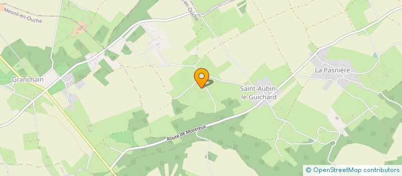 localisation de l'entreprise MONSIEUR JACKY MILANGE  MESNIL-EN-OUCHE