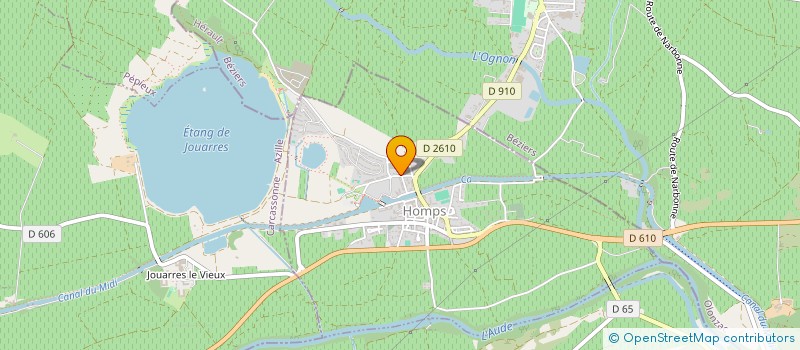 localisation de l'entreprise MONSIEUR JACKY MINON  HOMPS