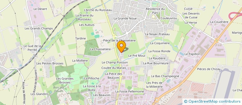 localisation de l'entreprise MONSIEUR JACKY MOLLET à NOTRE DAME D'OE