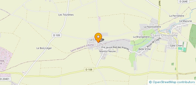 localisation de l'entreprise MONSIEUR JACKY MOREAU  SAINT-MEDARD-D'AUNIS