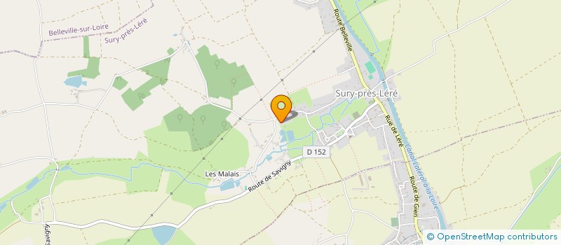 localisation de l'entreprise MONSIEUR JACKY MORIN  SURY-PRES-LERE