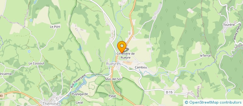 localisation de l'entreprise MONSIEUR JACKY MULLER  AYNAC