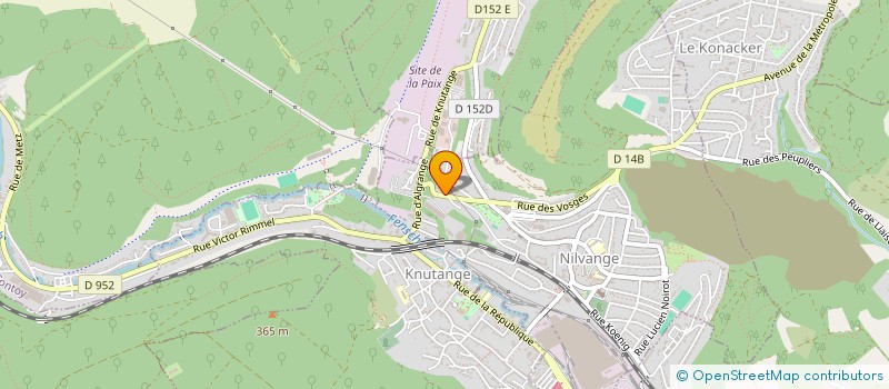 localisation de l'entreprise MONSIEUR JACKY MULLER  SEREMANGE-ERZANGE