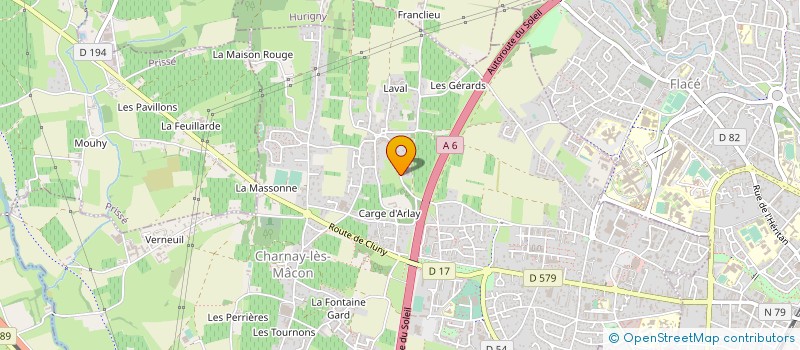 localisation de l'entreprise MONSIEUR JACKY NOMEDE  CHARNAY-LES-MACON