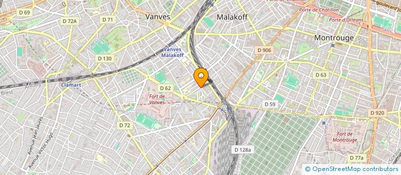 localisation de l'entreprise MONSIEUR JACKY OLLITRAULT  MALAKOFF