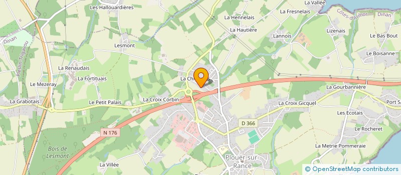 localisation de l'entreprise MONSIEUR JACKY PAIN à PLOUER-SUR-RANCE