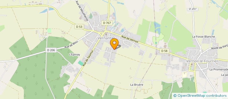 localisation de l'entreprise MONSIEUR JACKY PASQUIER à VERNANTES