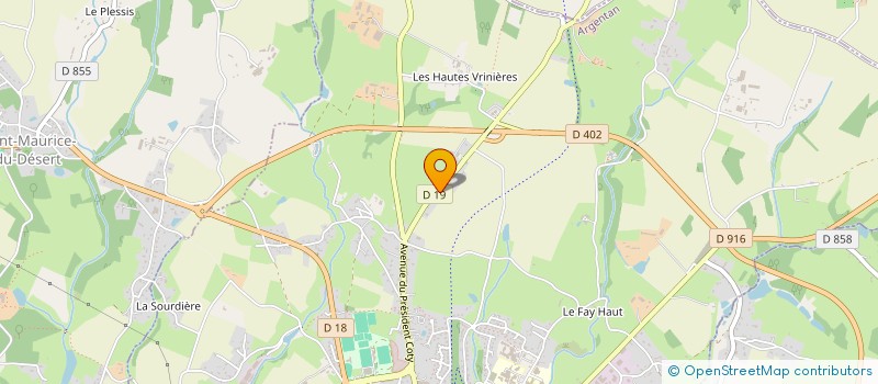 localisation de l'entreprise MONSIEUR JACKY PAYSANT à LA FERTE MACE