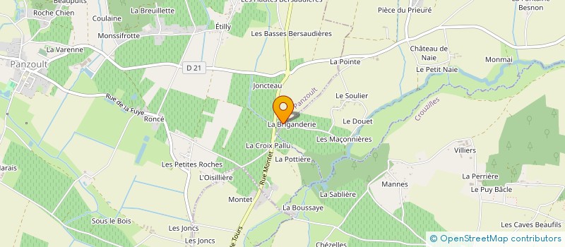 localisation de l'entreprise MONSIEUR JACKY PERLOT à L'ILE BOUCHARD