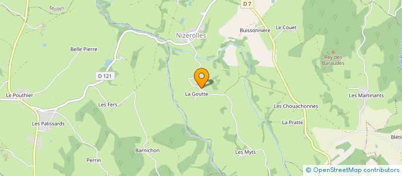 localisation de l'entreprise MONSIEUR JACKY PERNET  LAPRUGNE