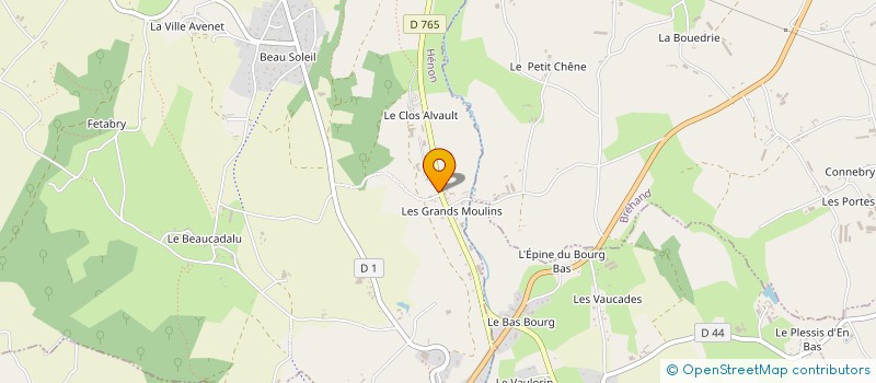 localisation de l'entreprise MONSIEUR JACKY PETERFFY à HENON