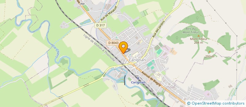 localisation de l'entreprise MONSIEUR JACKY PETIT  CARIGNAN