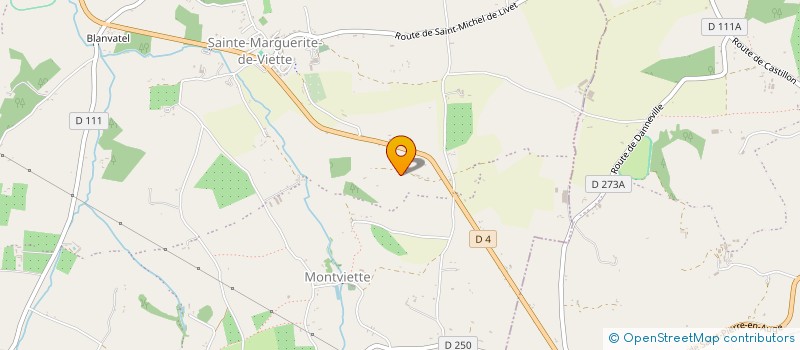 localisation de l'entreprise MONSIEUR JACKY PHILIPPE  SAINT-PIERRE-EN-AUGE