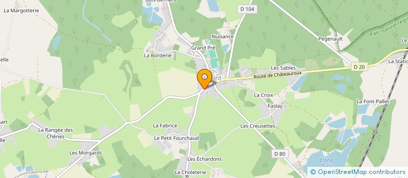 localisation de l'entreprise MONSIEUR JACKY PIPEREAU à LUANT