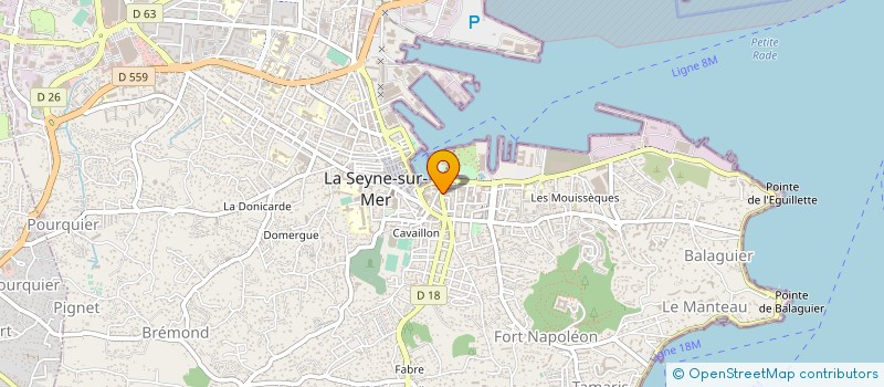 localisation de l'entreprise MONSIEUR JACKY PIVAIN à LA SEYNE-SUR-MER