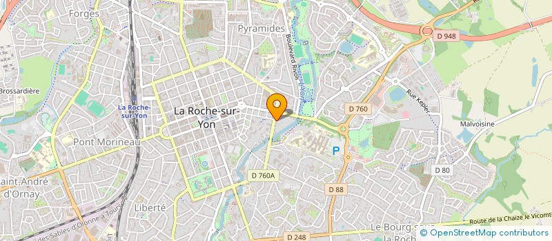 localisation de l'entreprise MONSIEUR JACKY PIVETEAU à LA ROCHE-SUR-YON