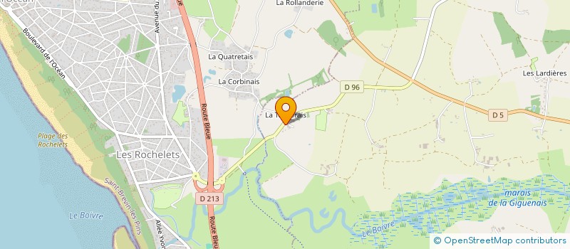 localisation de l'entreprise MONSIEUR JACKY PORCHER  SAINT-PERE-EN-RETZ