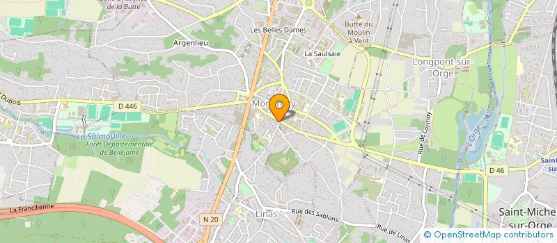 localisation de l'entreprise MONSIEUR JACKY POTHIN à MONTLHERY