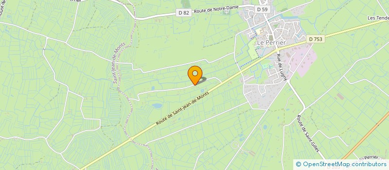 localisation de l'entreprise MONSIEUR JACKY PRAUD  LE PERRIER