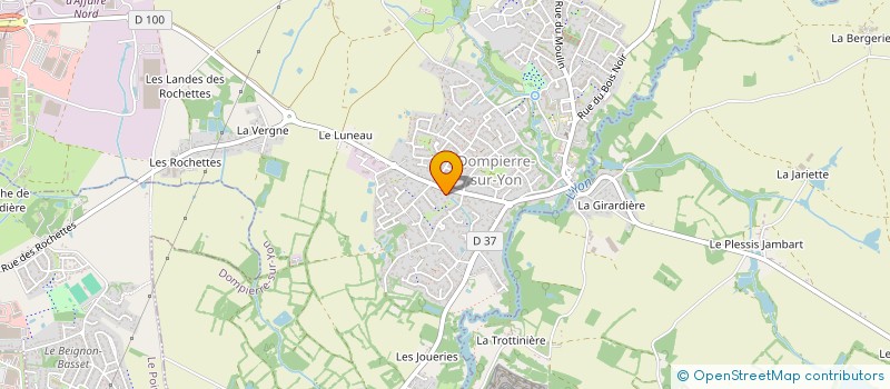 localisation de l'entreprise MONSIEUR JACKY PUAUD à DOMPIERRE-SUR-YON