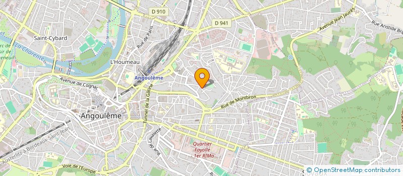 localisation de l'entreprise MONSIEUR JACKY PUYRAVEAU à ANGOULEME