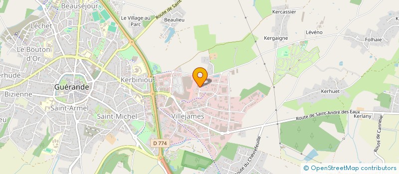 localisation de l'entreprise MONSIEUR JACKY QUINTON à GUERANDE