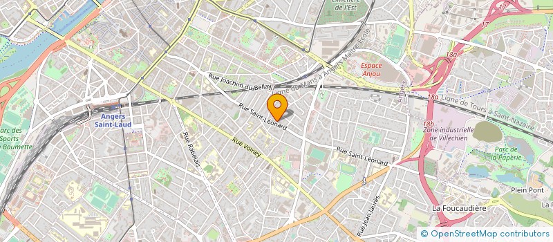 localisation de l'entreprise MONSIEUR JACKY RABOUAN  ANGERS