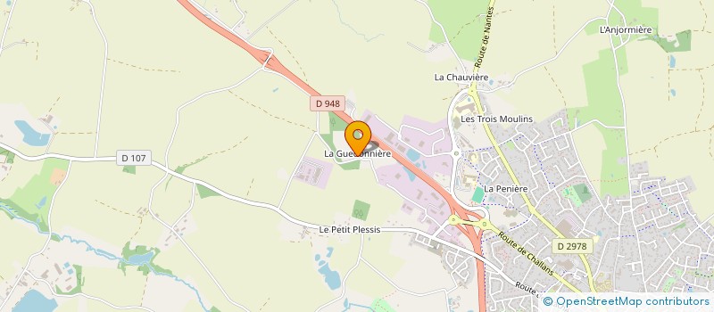 localisation de l'entreprise MONSIEUR JACKY RAFFIN à AIZENAY