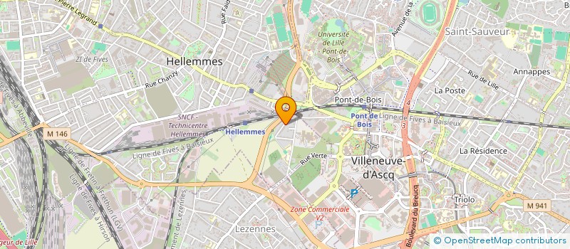 localisation de l'entreprise MONSIEUR JACKY RAULET à LILLE