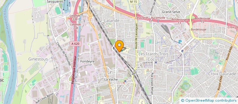 localisation de l'entreprise MONSIEUR JACKY REINETTE  TOULOUSE