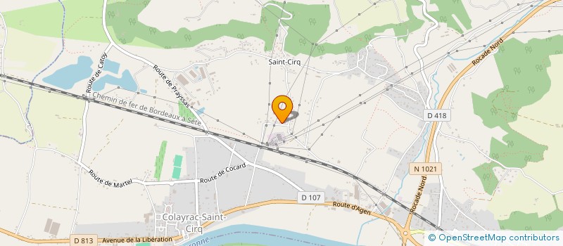 localisation de l'entreprise MONSIEUR JACKY RENARD  COLAYRAC-SAINT-CIRQ