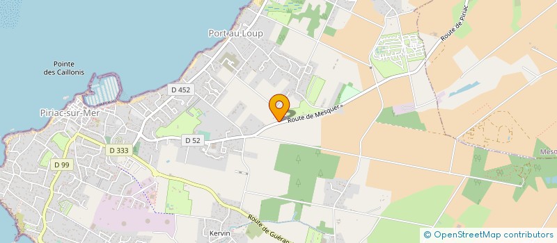 localisation de l'entreprise MONSIEUR JACKY RENAUDIER à PIRIAC-SUR-MER