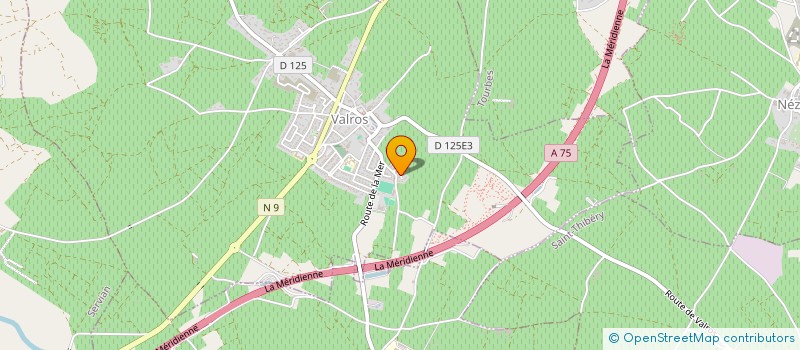 localisation de l'entreprise MONSIEUR JACKY RENOUVIER  VALROS