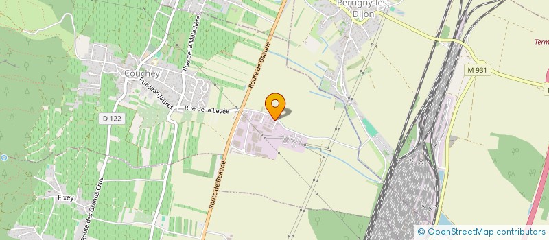 localisation de l'entreprise MONSIEUR JACKY RESSY  COUCHEY