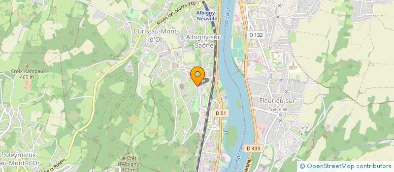localisation de l'entreprise MONSIEUR JACKY RETIF à ALBIGNY-SUR-SAONE